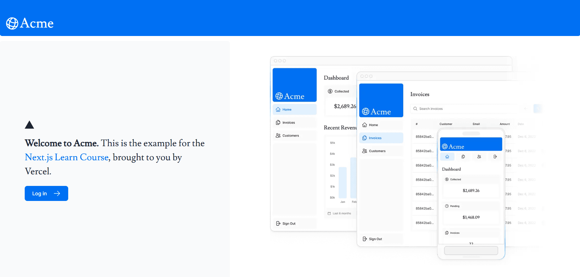 Nextjs Dashboard